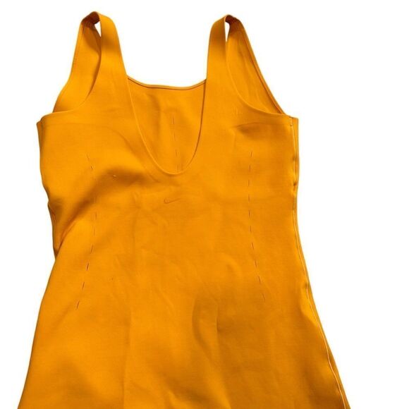 Nike Dri-FIT Yellow Orange Romper Training Bodysuit - Picture 8 of 9